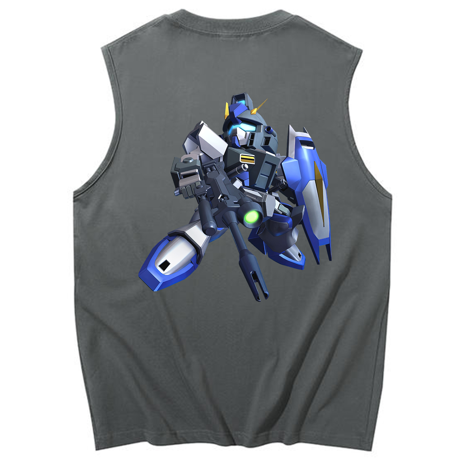 （画像用） 機動戦士ガンダム Mobile Suit Gundam コットン100％タンクトップ（背面プリント）